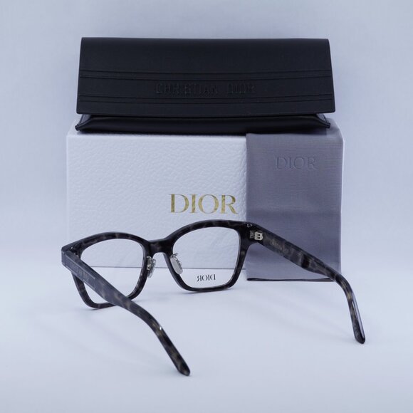 🕶️ New Dior DIORSIGNATUREO S2F 6800 Eyeglasses - Grey Leopard Frame 53mm - Picture 10 of 10